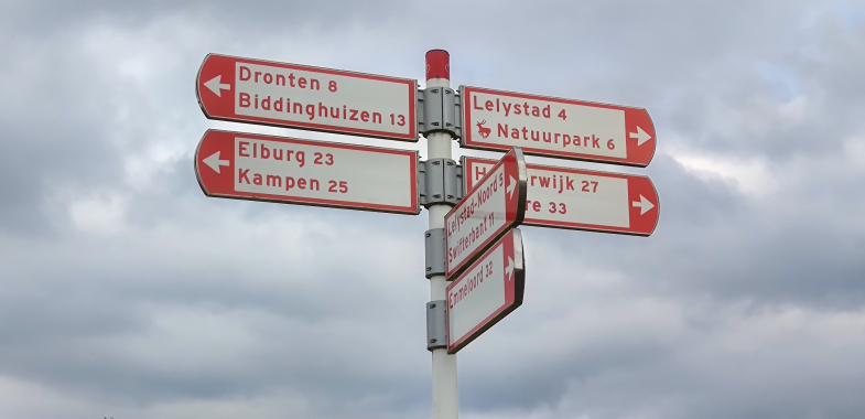 Doorfietsroutes Flevoland