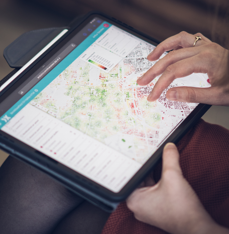 Een voorbeeld van een kaart in het Mobiliteitsspectrum