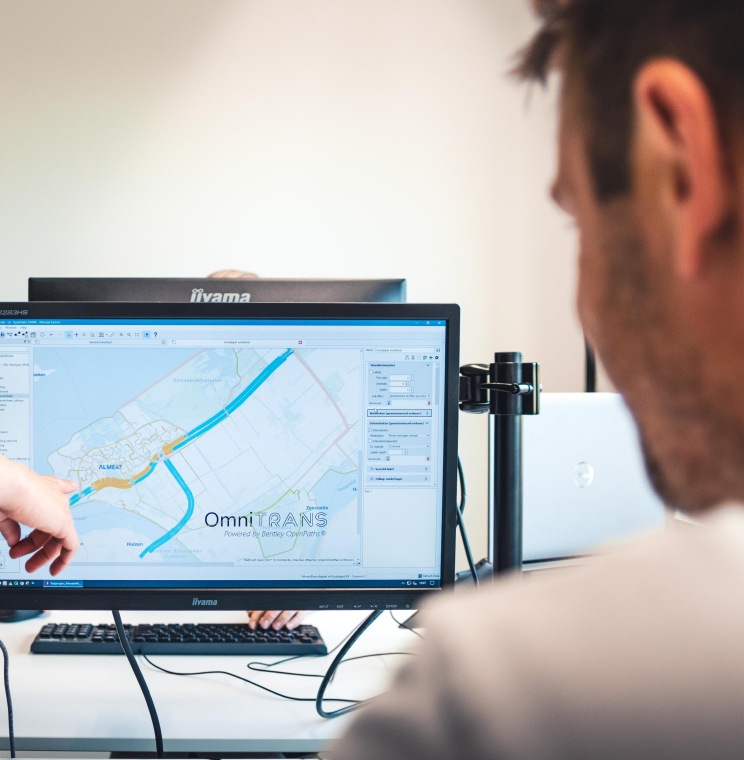 Adviseurs werken met verkeersmodelleringssoftware OmniTRANS Powered by Bentley OpenPaths