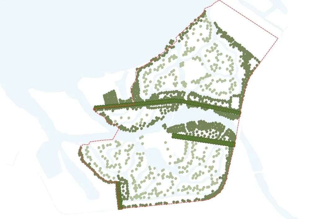 Groenstructuur Veerse Meer