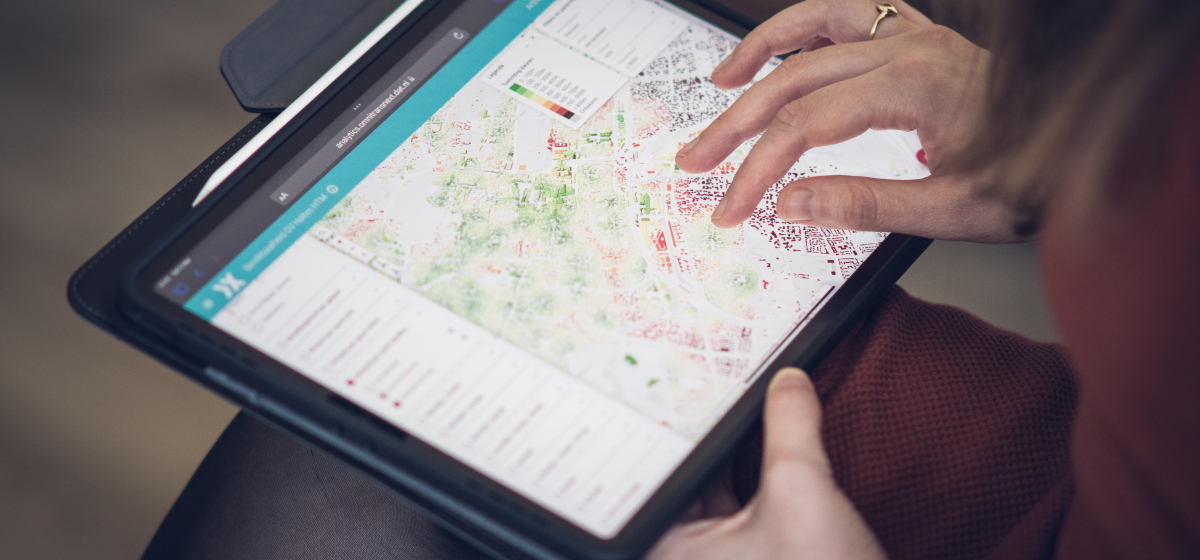 Een voorbeeld van een kaart in het Mobiliteitsspectrum