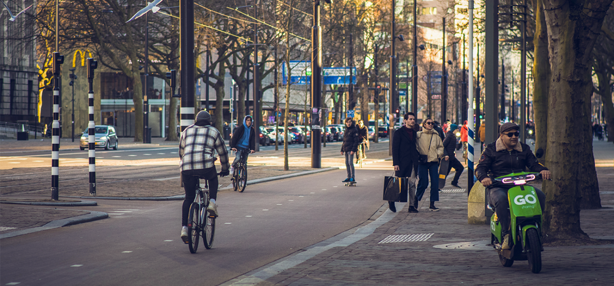 Deelmobiliteit in stationsgebied