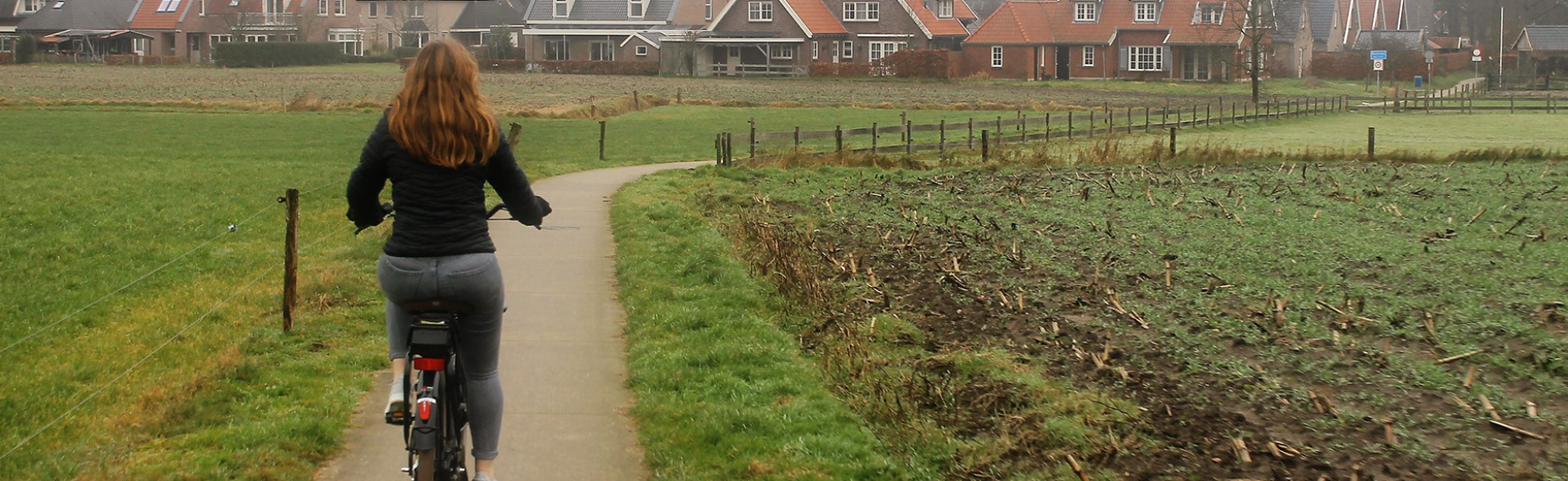 Fietser in Beuningen