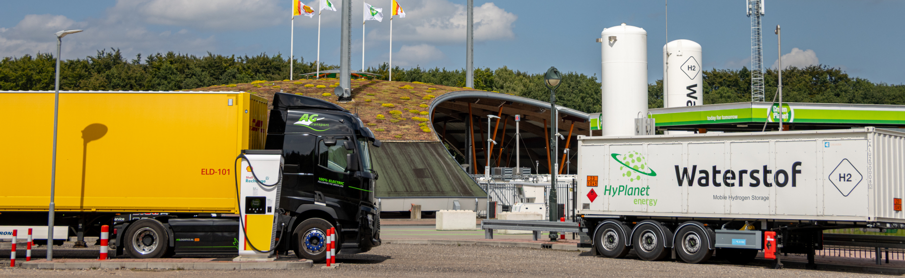 Snellaadlocaties voor vrachtwagens en zwaar verkeer