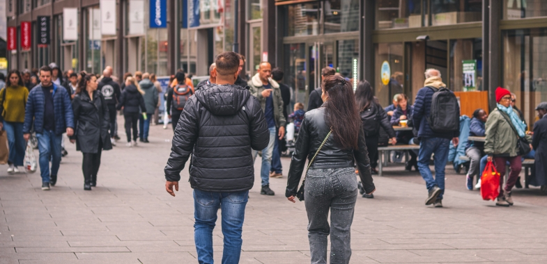 Lopen in de stad