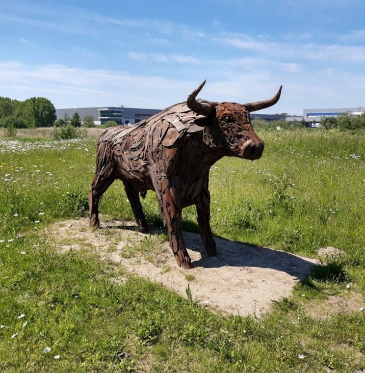 Kunst langs de fietsroute