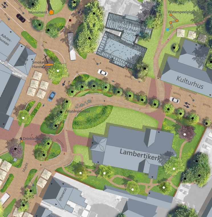 Schetsontwerp Markt en omgeving BALK