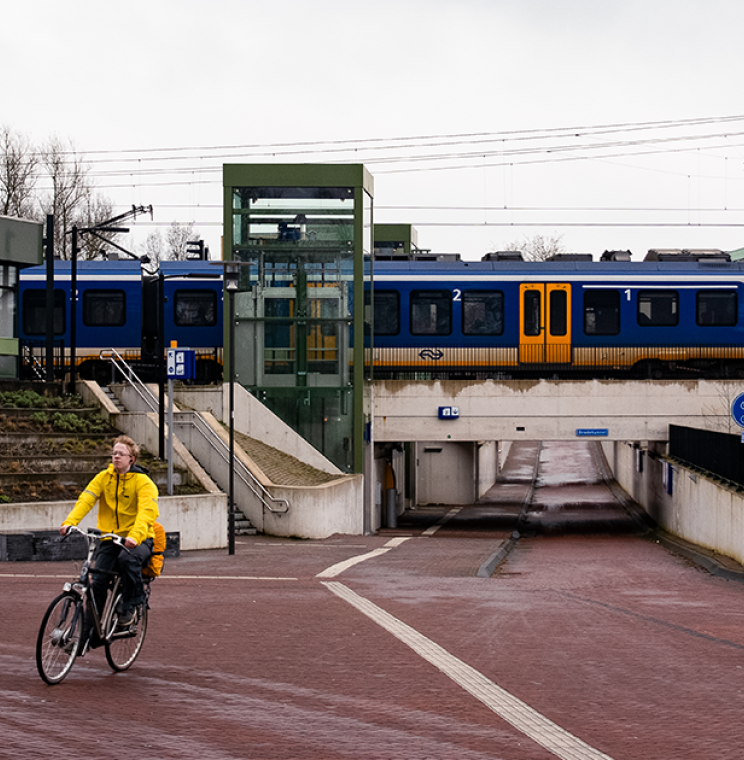 Deelmobiliteit in stationsgebied