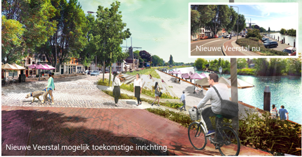 Gouda komt weer aan het water te liggen