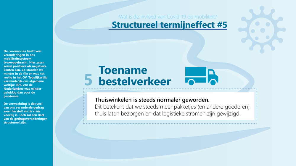 Effect corona mobiliteit bestelverkeer