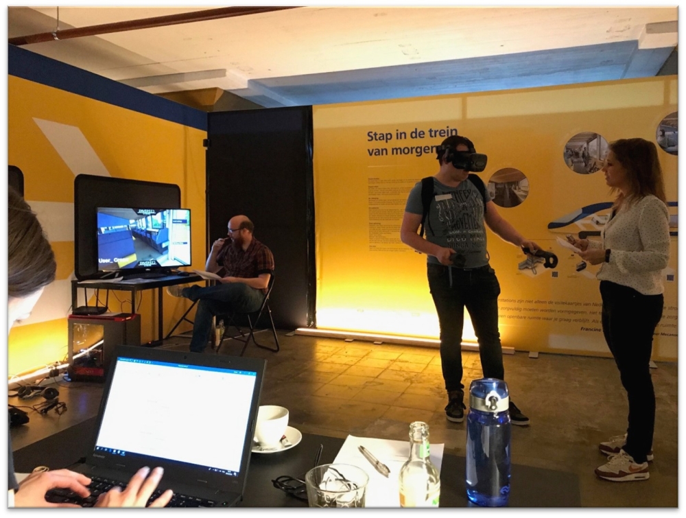 Onderzoeksopstelling VR Interieur van de Toekomst 