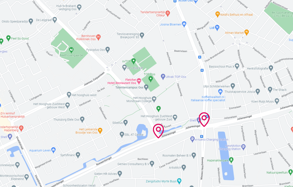 Kruispunt 15 + 16 Oss