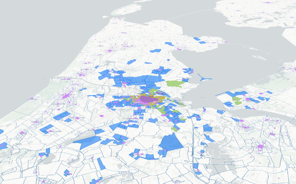 Kaart met Koopstromen