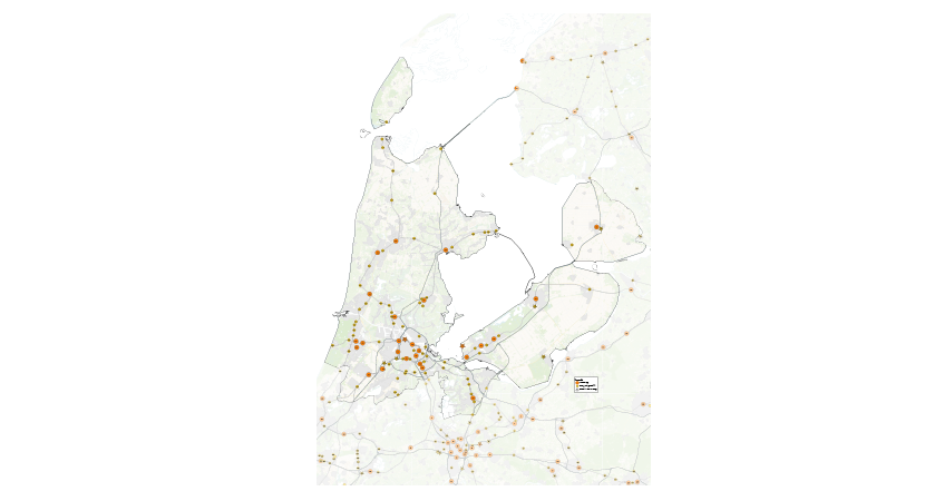 Voorbeeld van het factsheet van regio Noordvleugel