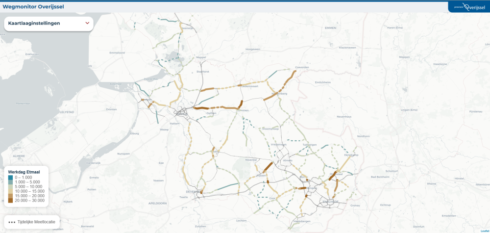 Monitor Wegverkeersgegevens Overijssel