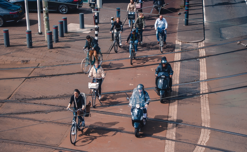Fietsers, scooters, verkeersveiligheid, SPV