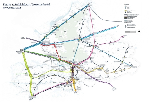 Ambitiekaart toekomstbeeld OV Gelderland