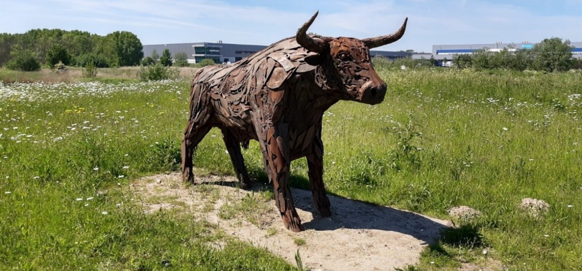 Kunst langs de fietsroute