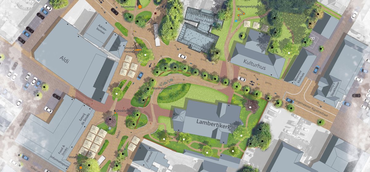 Schetsontwerp Markt en omgeving BALK